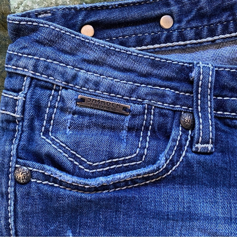 ReRock for Express Skinny Jeans Size 4‎ Lowrise Stretch Casual Preppy - Picture 7 of 14